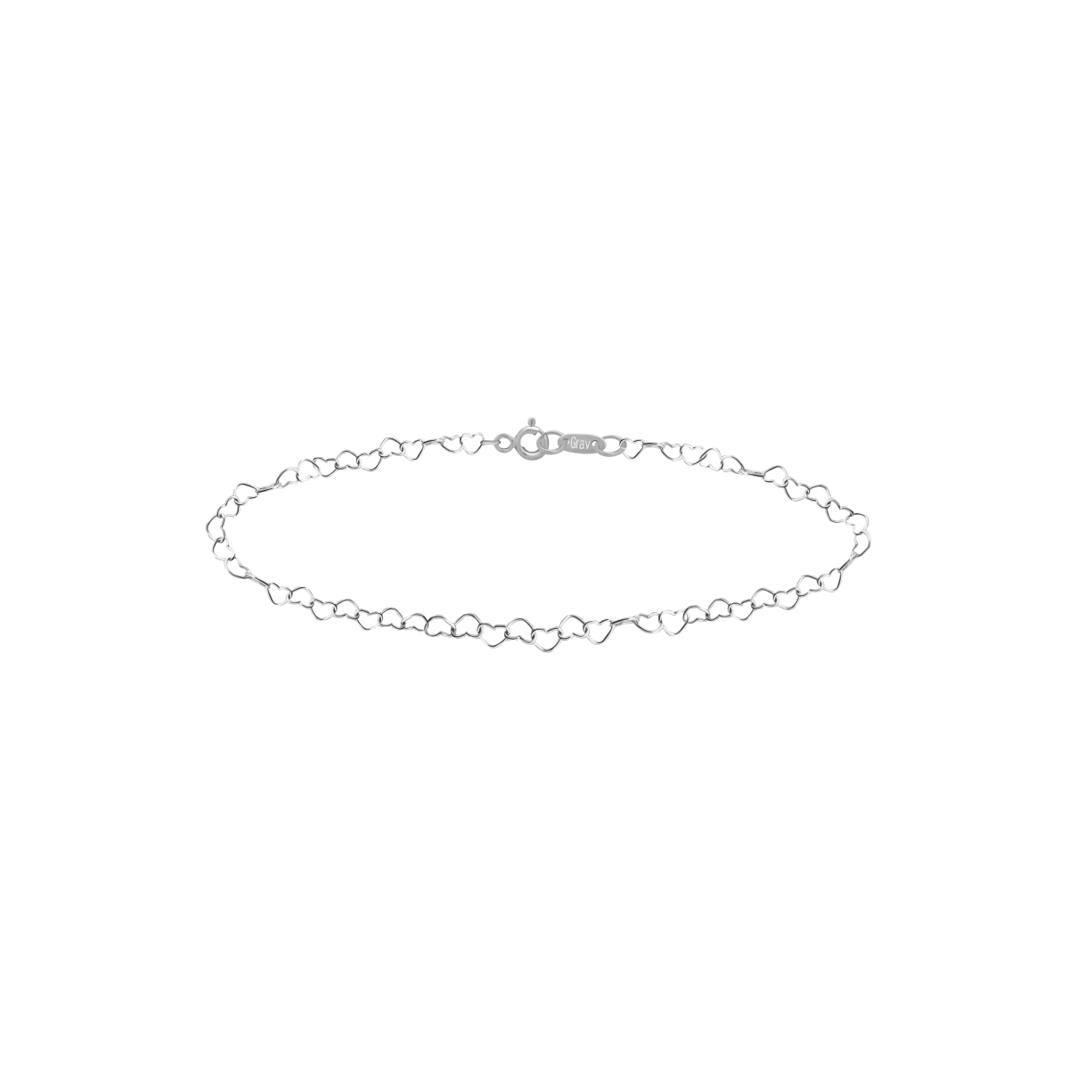 Brățară pentru bebeluș Inimă din argint 925