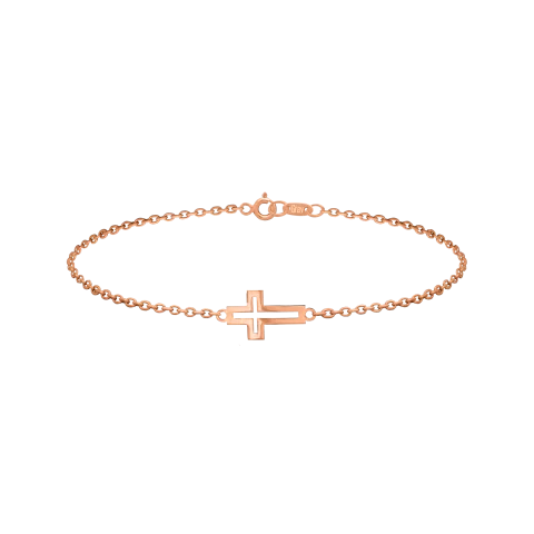 ZILIA Cross Contour Aur 14K Brățară
