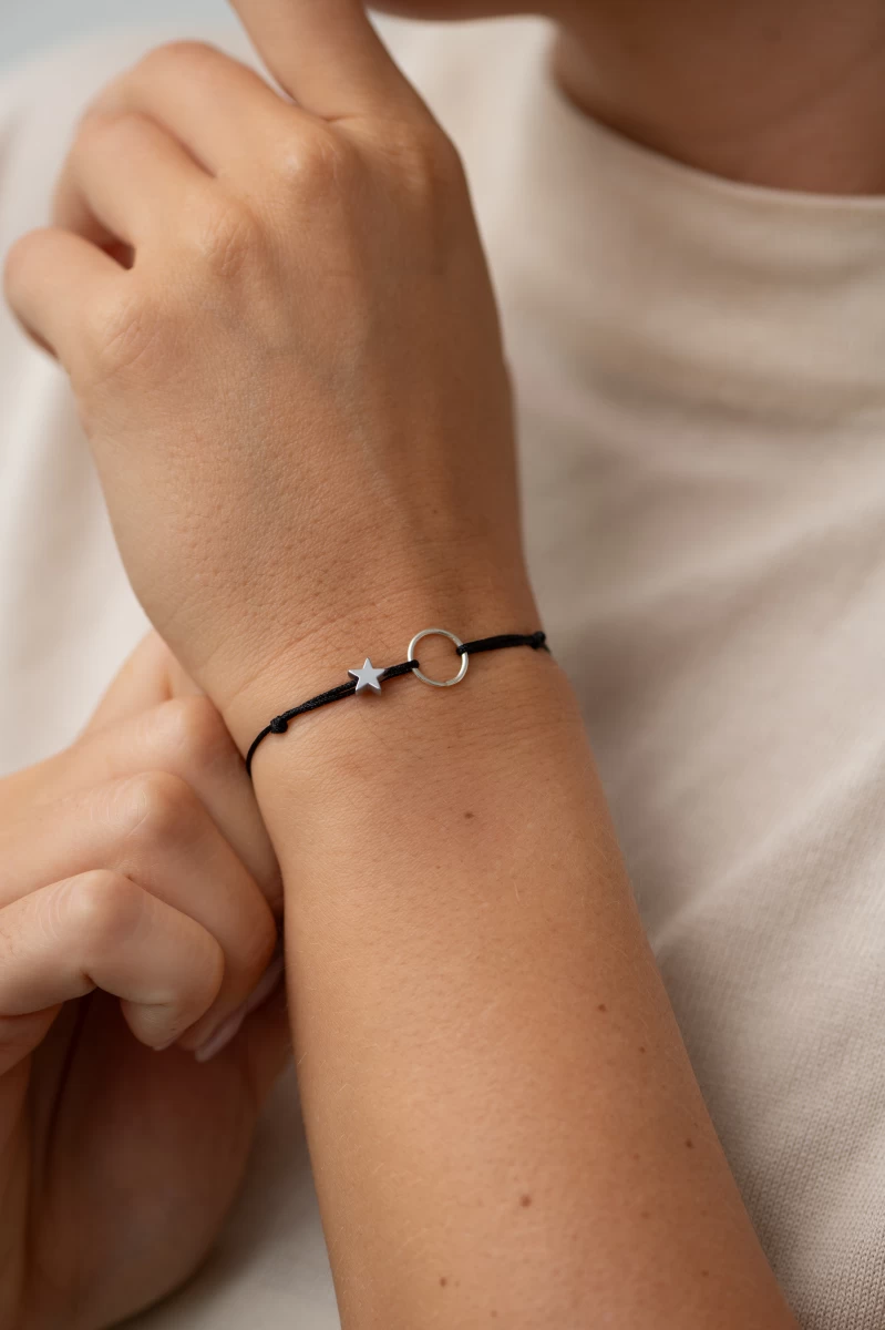 ZILIA Contour Circle Aur 14K Thread Brățară