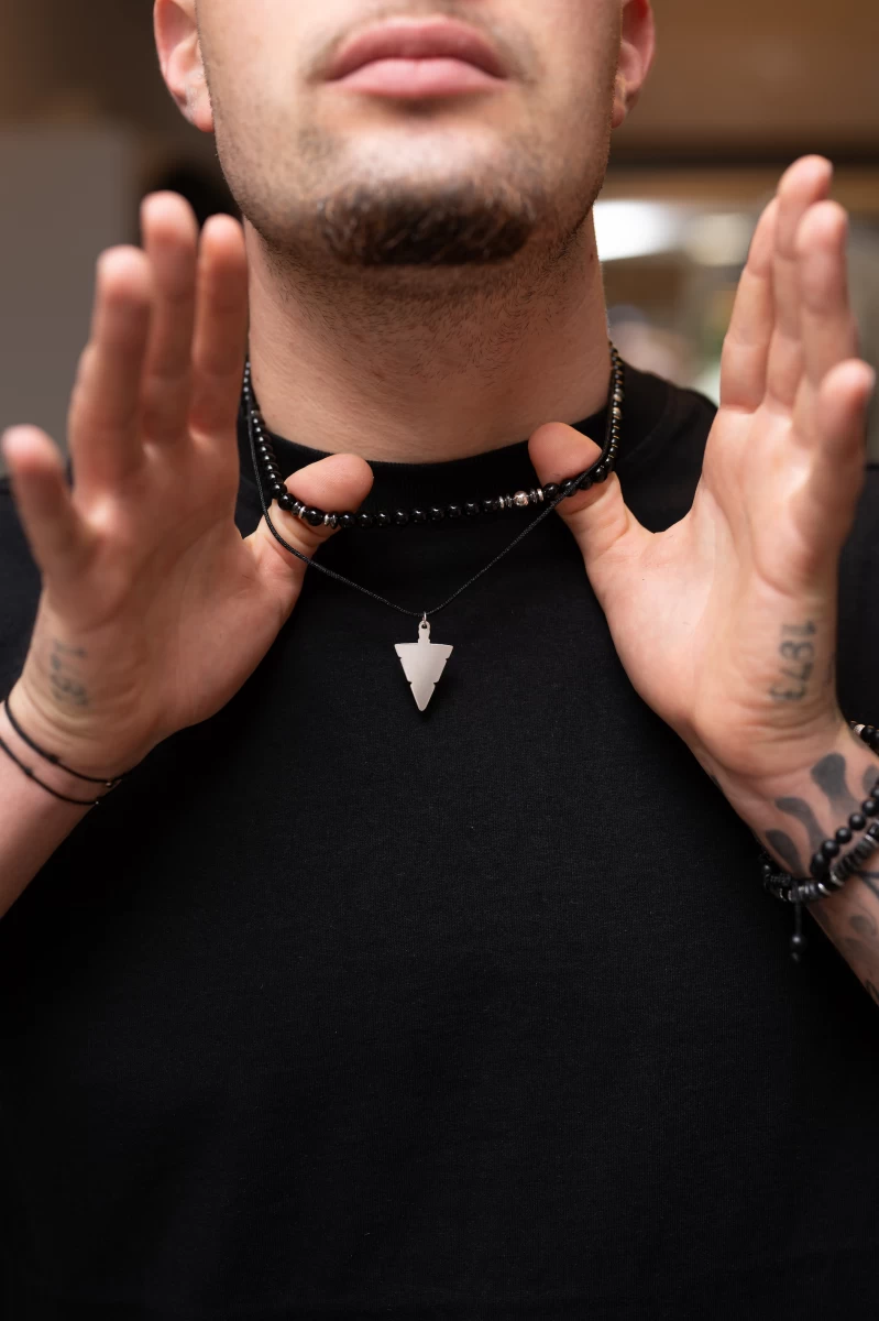 ZILIA Men Arrow Aur 14K Colier