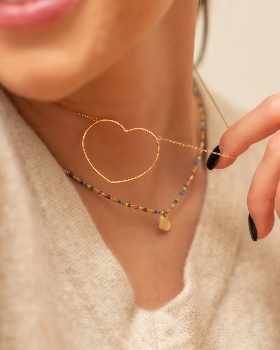 ZILIA Bigheart Aur 14K Colier