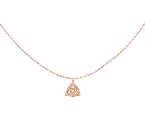 ZILIA Triquetra Contour Aur 14K Colier