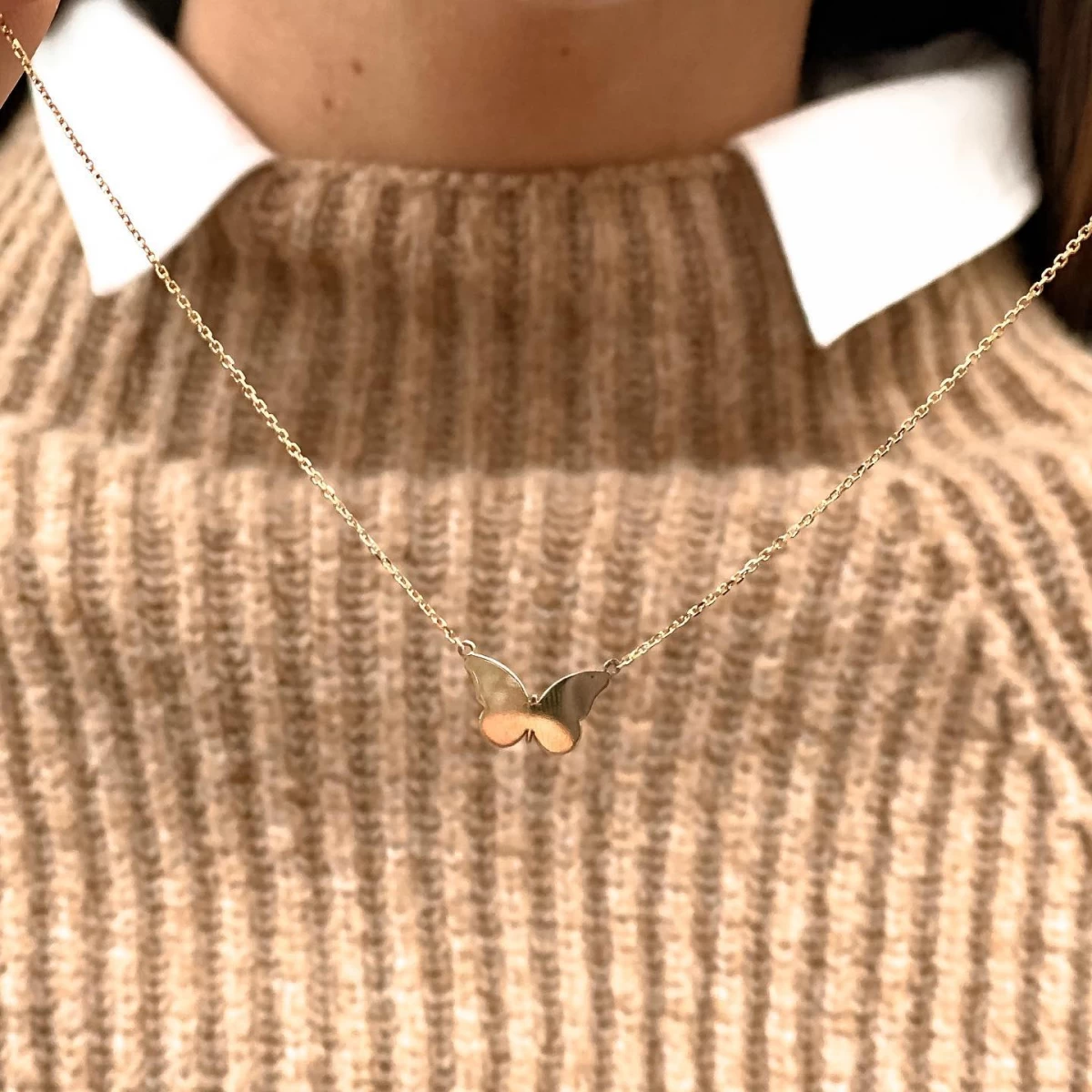 ZILIA Butterfly Aur 14K Colier