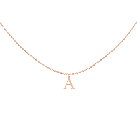 ZILIA Letter Georgia Aur 14K Colier