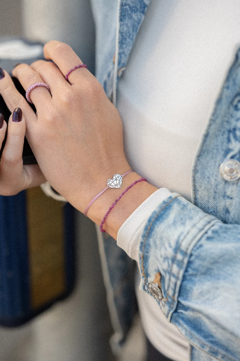 ZILIA Rayfield Ruby Argint 925 Brățară