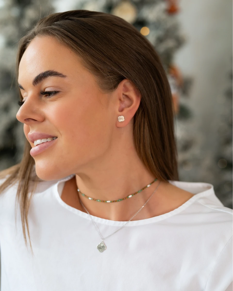 ZILIA Verona Perlă Mineral Argint 925 Colier