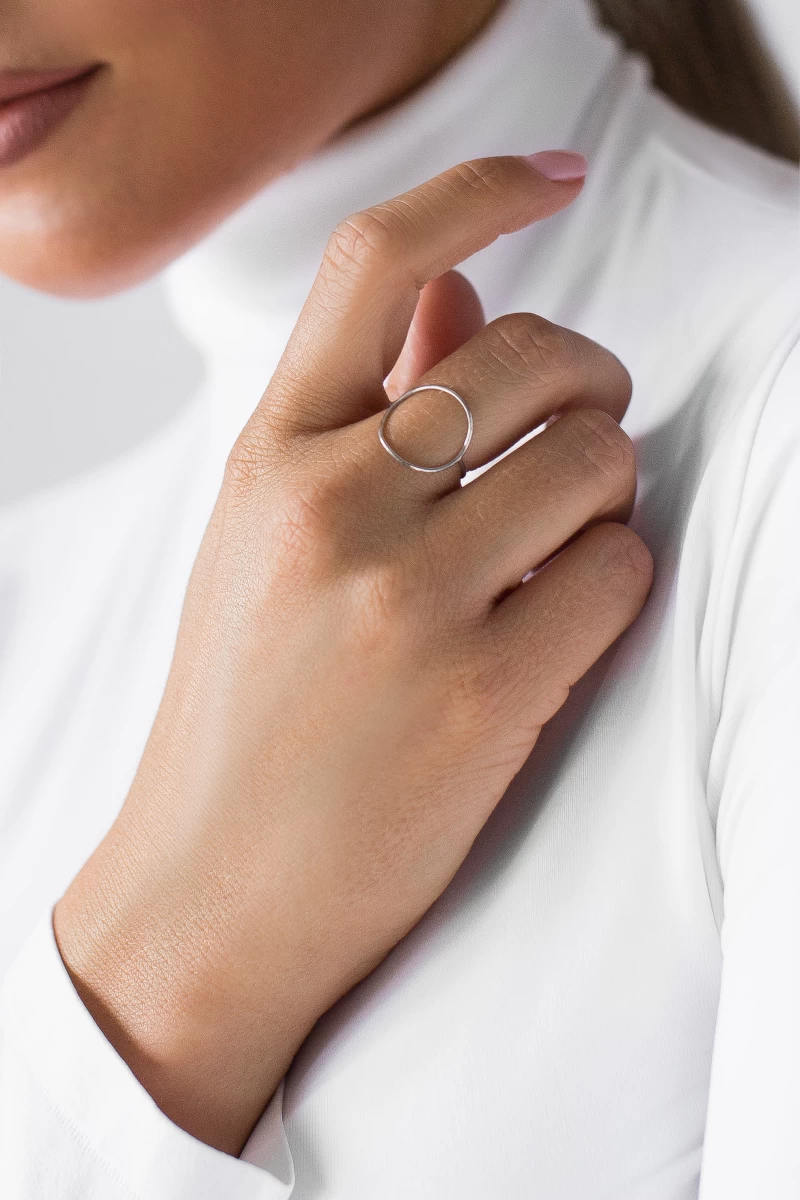 ZILIA Contour Circle Aur 14K Inel