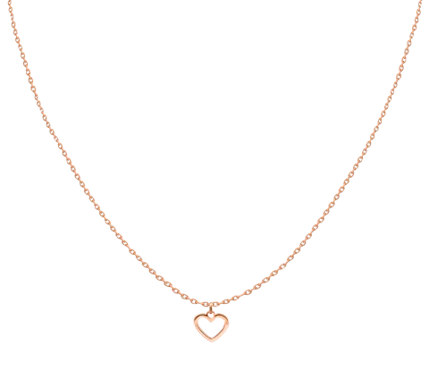 ZILIA Baby Heart Contour Aur 14K Coliere