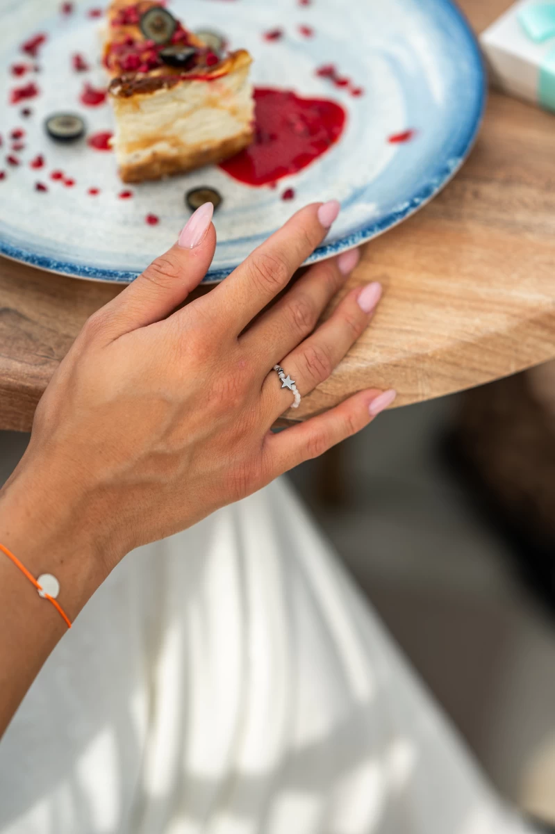 ZILIA Moonstone Star Mineral Inel