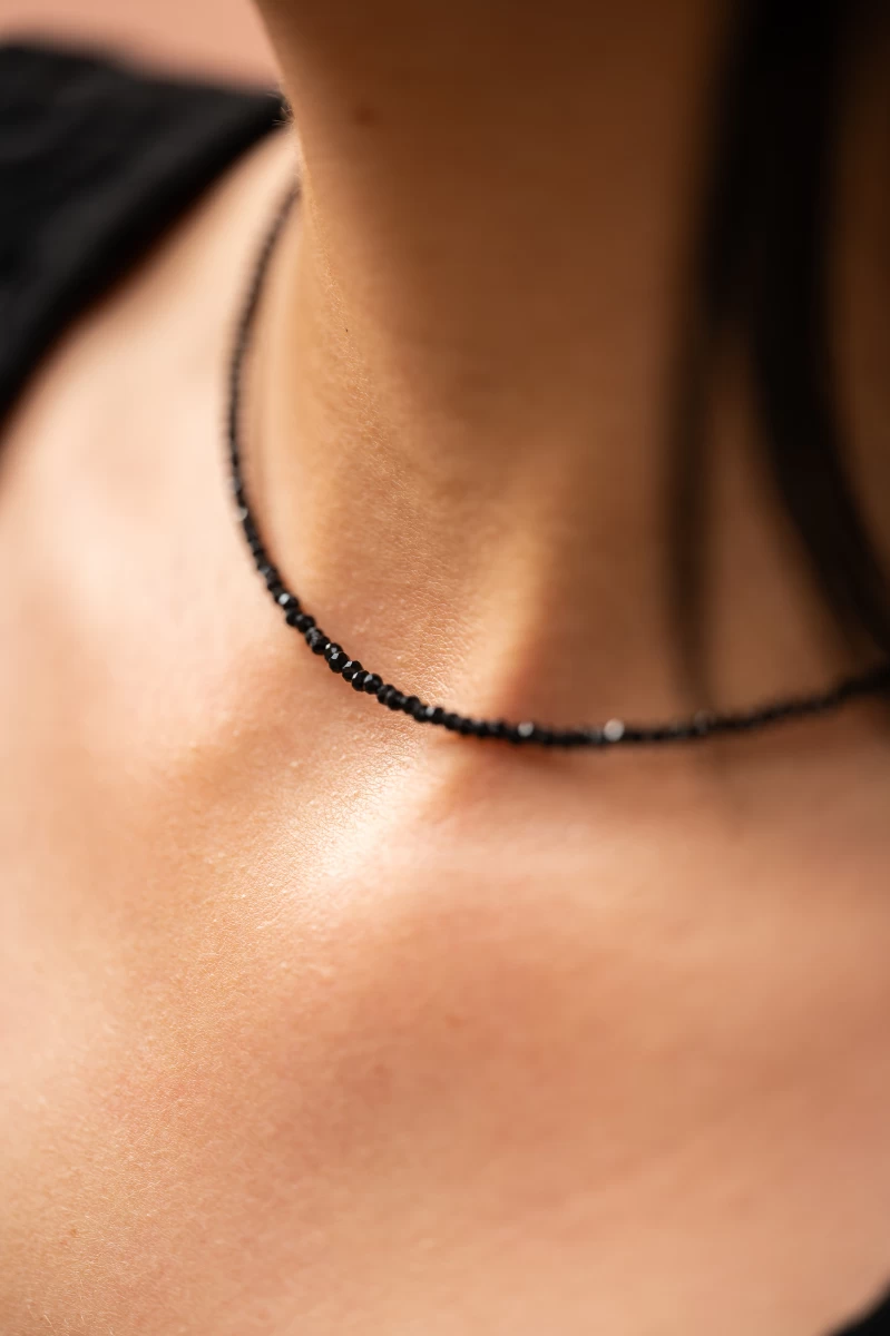 Colier mineral cu spinel