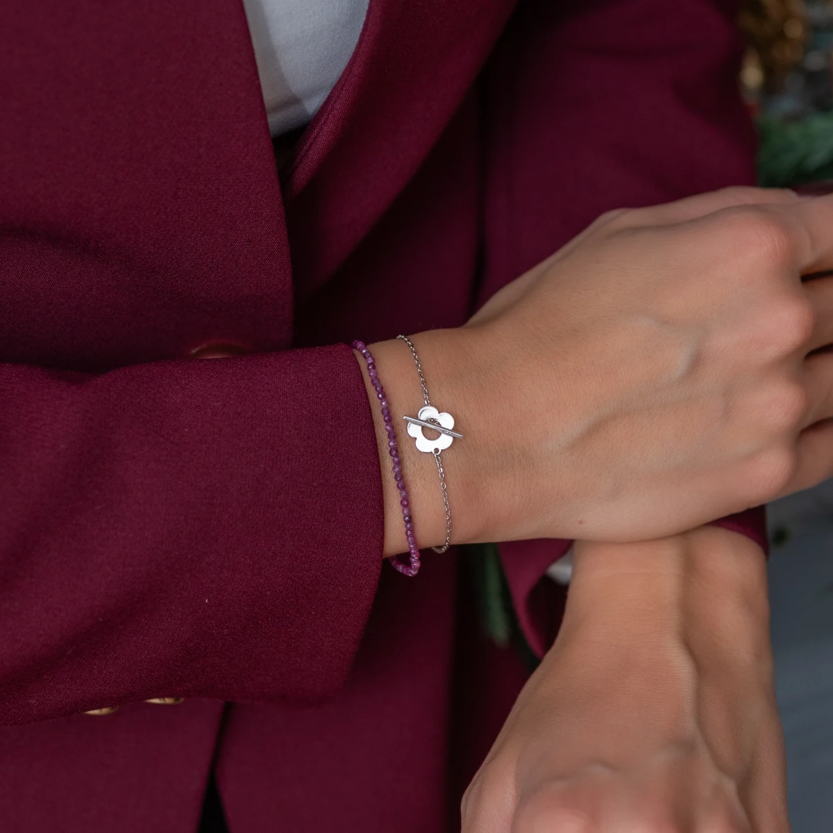 ZILIA Rayfield Ruby Argint 925 Brățară