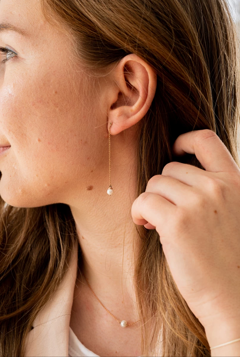 ZILIA Perlă Argint 925 Cercei