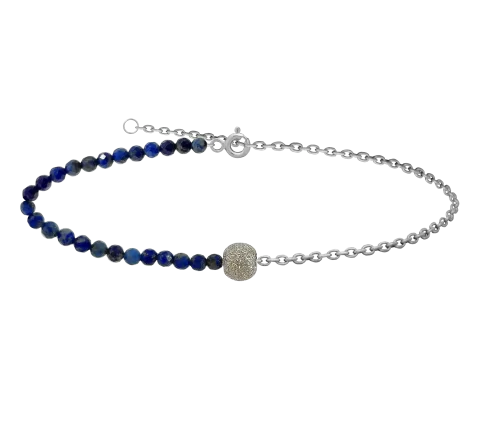 ZILIA Azure Lapis Argint 925 Brățară gleznă