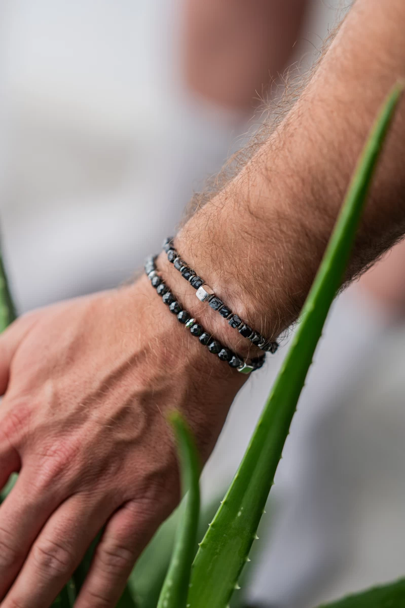 ZILIA Men Force Hematite Argint 925 Brățară