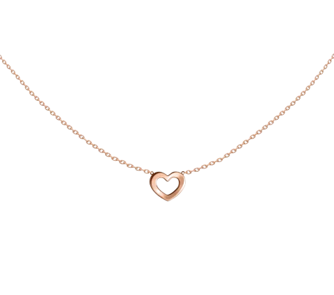 ZILIA Heart Aur 14K Colier