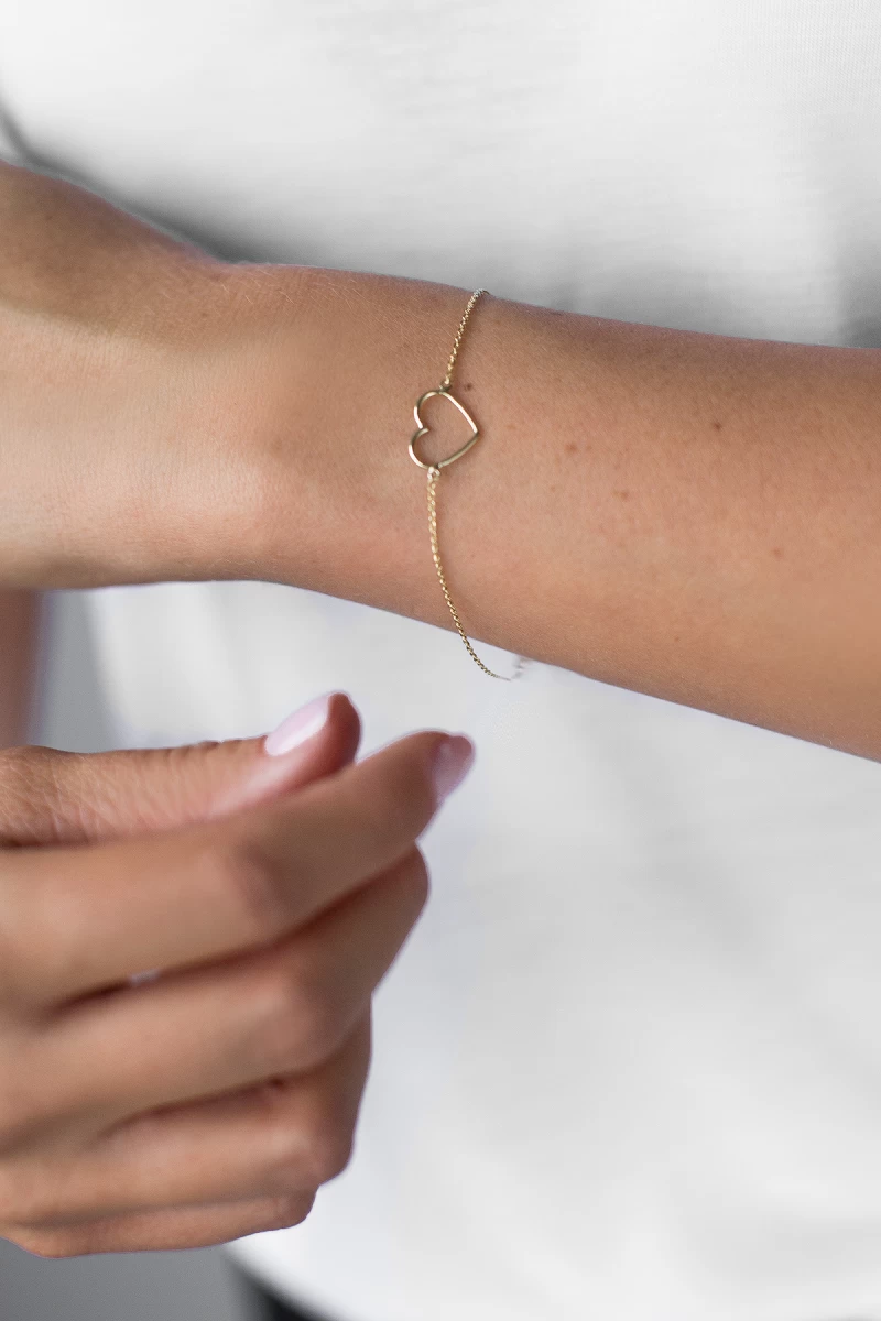 ZILIA Contour Heart Argint 925 Brățară