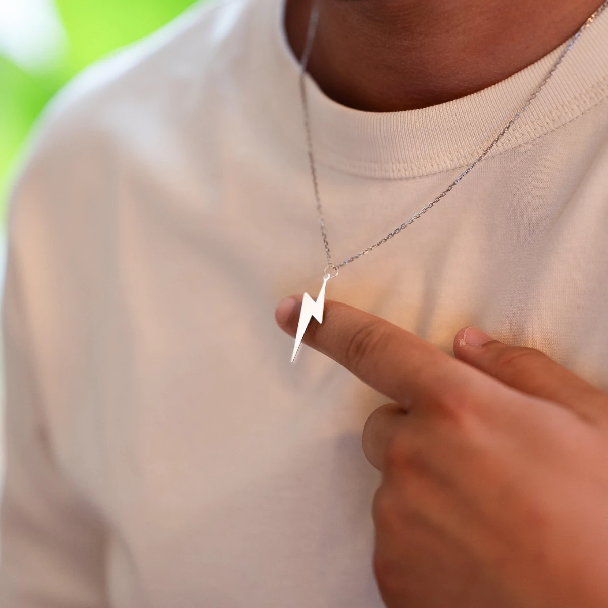 ZILIA Man Flash Argint 925 Colier