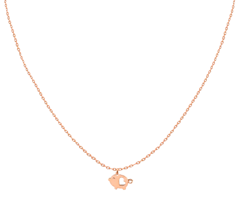 ZILIA Piggy Baby Aur 14K Colier