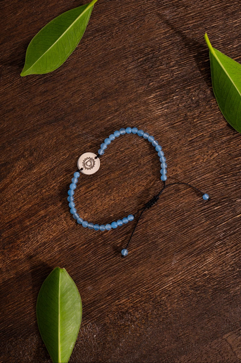 ZILIA Throat Chakra Aur 14K Brățară
