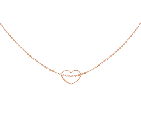 ZILIA Daisy Heart Aur 14K Colier