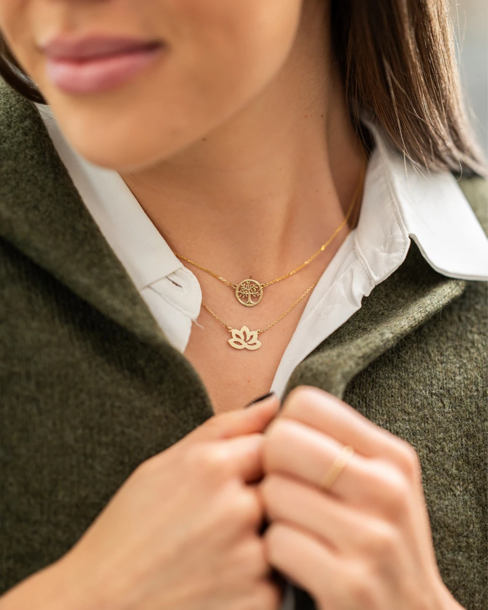 ZILIA Lotus Argint 925 Colier