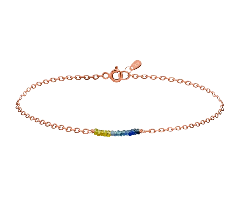 ZILIA Rayfield Sapphire Aur 14K Brățară