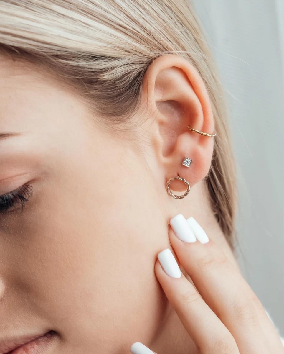 ZILIA Nolita Aur 14K Cuff de ureche