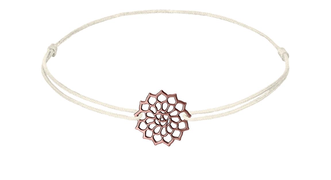 ZILIA Bracelet Mandala Rose gold 14K