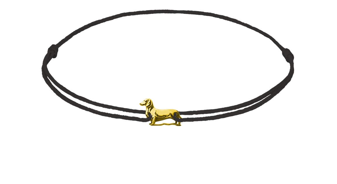 ZILIA Bracelet Dachshund 2 Aur galben 14K